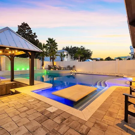 Villa Crystal Del Mar With Private Pool And Gulf Views